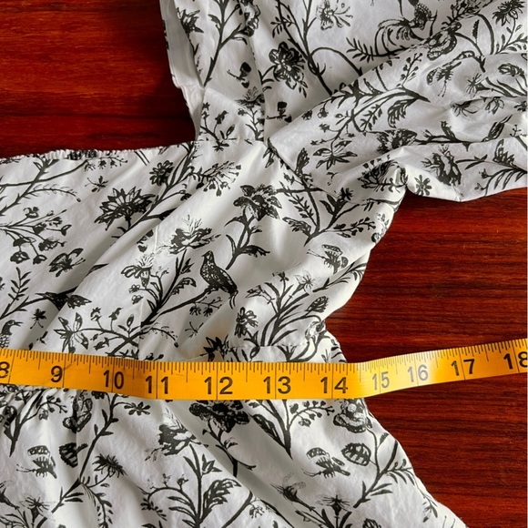 Laura Ashley x Urban Outfitters Penelope Toile Puff Sleeve Baby Doll Dress med - Picture 14 of 15